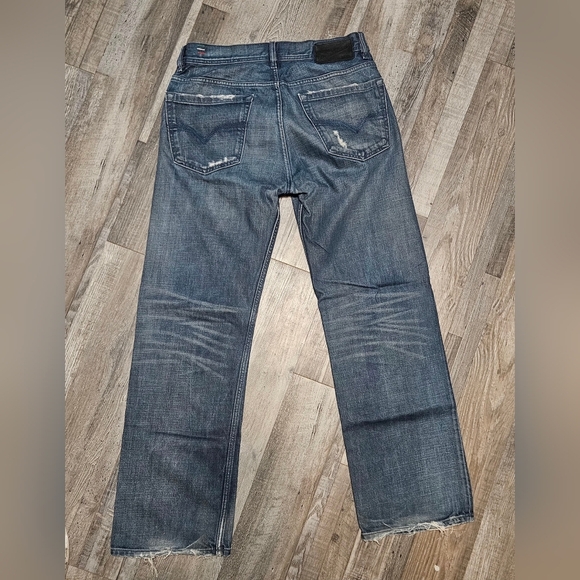 💙Diesel Jeans Almost Vinta Italian 31x30 Bootcut Button Jeans - Picture 5 of 15